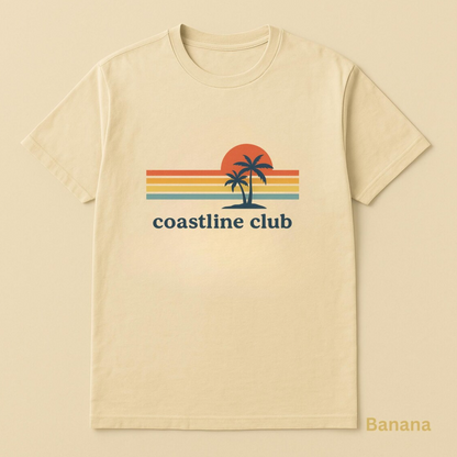 Coastline Club  Vintage Tee