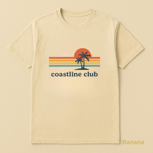 Coastline Club  Vintage Tee