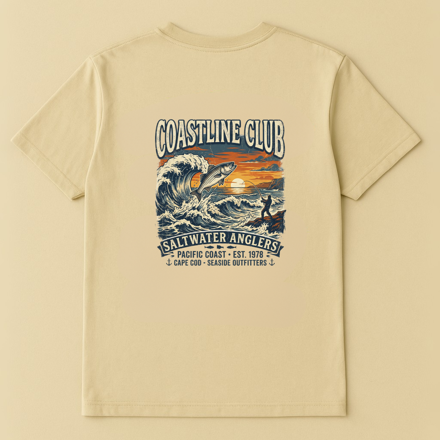 Coastline Club Fishing Shirt | Fishing Pacific Tee
