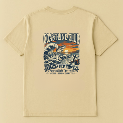 Coastline Club Fishing Shirt | Fishing Pacific Tee